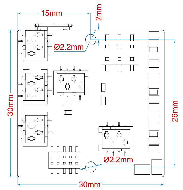 picr23 mainboard dimensions