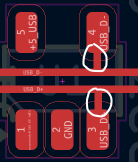 kicad differential pair stubs