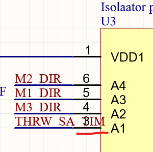 schematic overlap label symbol pin