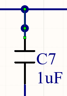 schematic overlap wire symbol pin