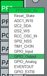 GPIO output