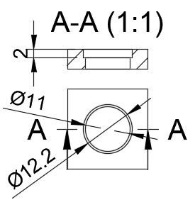 mechanical design pc power socket recommended cutout