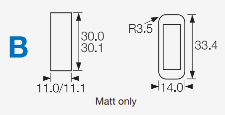 mechanical design switch cutout and bezel