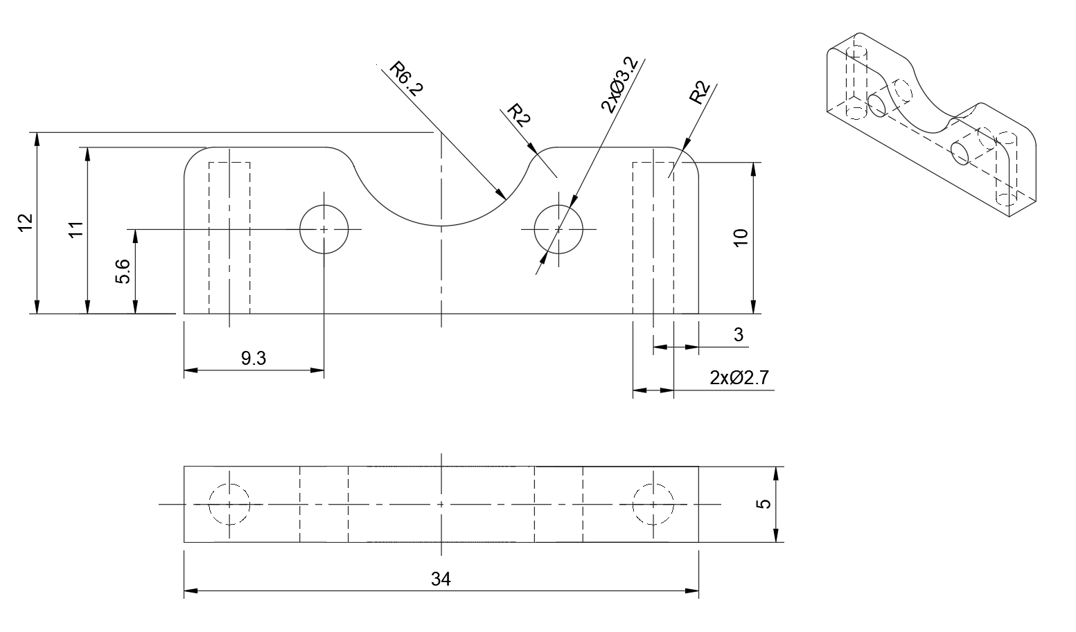 min mount drawing